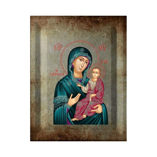 Παναγία Ρόδον το Αμάραντον σε Ένσκαπτο Ξύλο