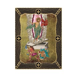 Ανάσταση Μεταξοτυπία με Παλαίωση με Πλέγμα Στεφάνι