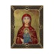 Παναγία Νικοποιου Μεταξοτυπία με Παλαίωση με Πλέγμα Στεφάνι