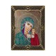 Παναγία Καζάνσκα Μεταξοτυπία με Παλαίωση με Πλέγμα Στεφάνι