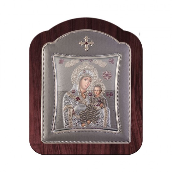 Παναγία Βηθλεέμ με Μοντέρνο Κανονικό Στεφάνι και Τζάμι