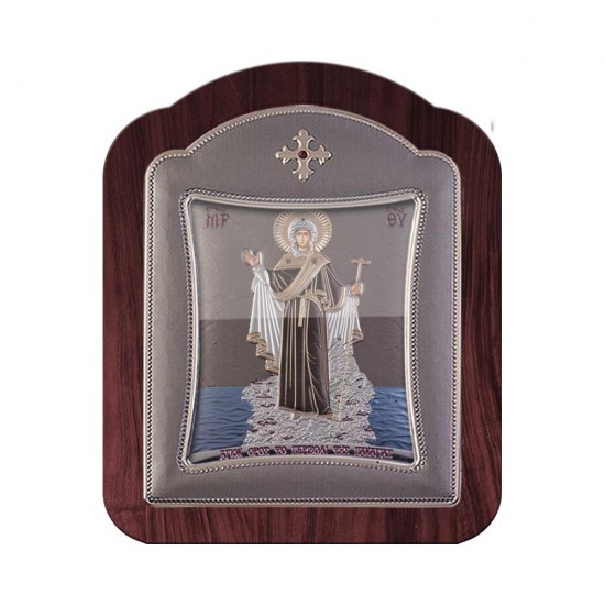 Περιβόλι της Παναγίας με Μοντέρνο Κανονικό Στεφάνι και Τζάμι