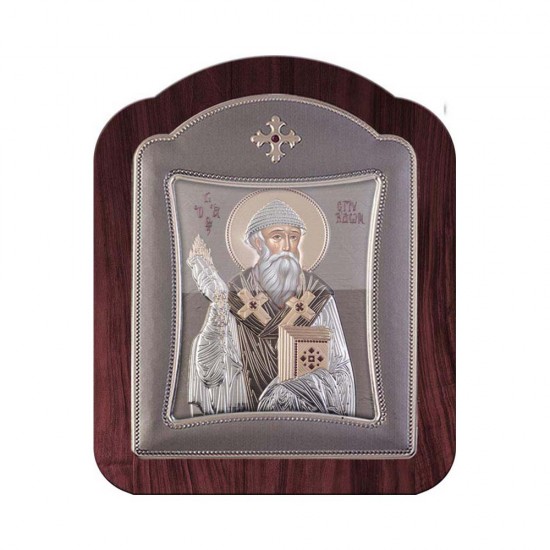 Αγιος Σπυρίδων με Μοντέρνο Κανονικό Στεφάνι και Τζάμι