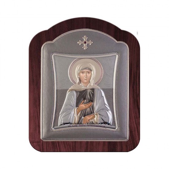 Αγία Ξένια με Μοντέρνο Κανονικό Στεφάνι και Τζάμι