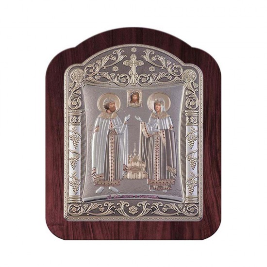 Αγιος Πέτρος και Αγία Ευδοκία με Κλασικό Κανονικό Στεφάνι