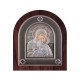 Παναγία Γλυκοφιλούσα με Μοντέρνο Κανονικό Στεφάνι και Τζάμι