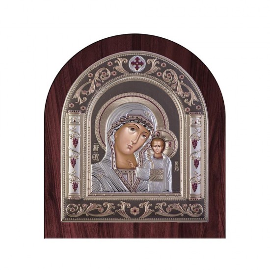 Παναγία Καζάνσκα με Κλασικό Κανονικό Στεφάνι