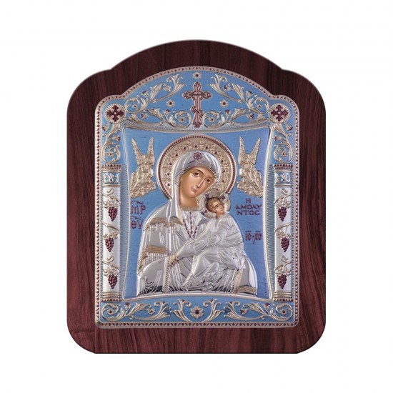 Παναγία  Αμόλυντος με Κλασικό Κανονικό Στεφάνι