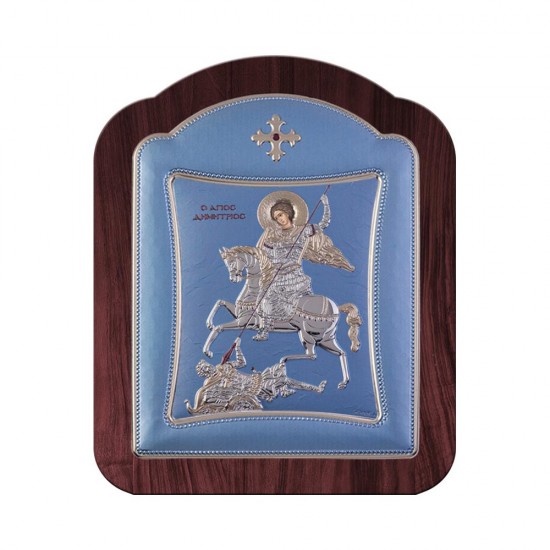 Αγιος Δημήτριος με Μοντέρνο Κανονικό Στεφάνι