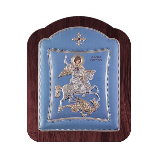 Αγιος Γεώργιος με Μοντέρνο Κανονικό Στεφάνι