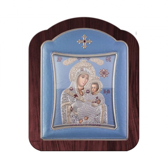 Παναγία Βηθλεέμ με Μοντέρνο Κανονικό Στεφάνι και Τζάμι