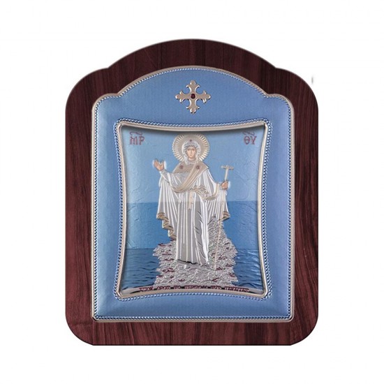 Περιβόλι της Παναγίας με Μοντέρνο Κανονικό Στεφάνι και Τζάμι