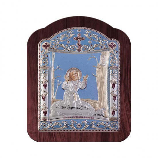 Αγιος Σεραφείμ με Κλασικό Κανονικό Στεφάνι