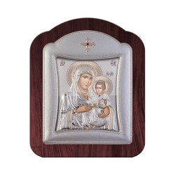 Παναγία Ιεροσολυμίτισσα με Μοντέρνο Κανονικό Στεφάνι και Τζάμι