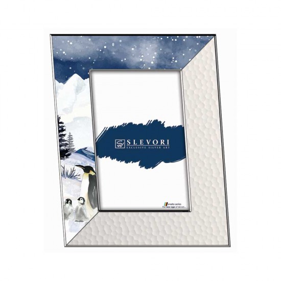 Παιδική Κορνίζα Επισμαλτωμένη K3010 Σφυρίλατο-Πιγκουινοι