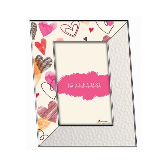 Παιδική Κορνίζα Επισμαλτωμένη K3011 Σφυρίλατο-Καρδιές