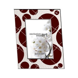 Κορνίζα Επισμαλτωμένη K5001 Κύκλοι-Ακτίνα Κόκκινο