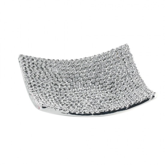 Πιατέλα οβάλ διακοσμημένη με ζιργκόν