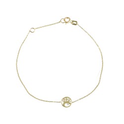 Βραχιόλι Δέντρο από Χρυσό 9Κ