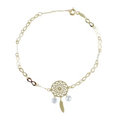 Βραχιόλι Ονειροπαγίδα από Χρυσό 9Κ