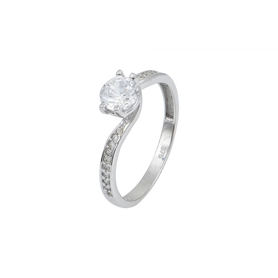 Δαxτυλίδι Μονόπετρο από Χρυσό 9Κ