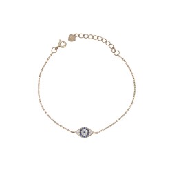 Βραχιόλι Μάτι από Ασήμι 925