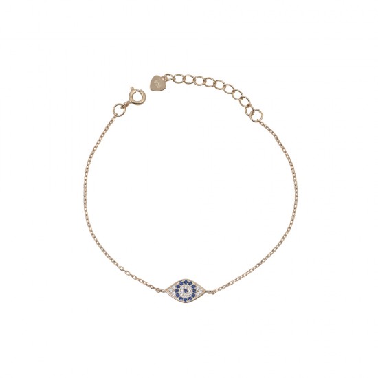 Βραχιόλι Μάτι από Ασήμι 925