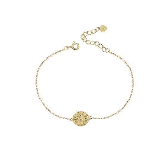 Βραχιόλι Ήλιος από Ασήμι 925