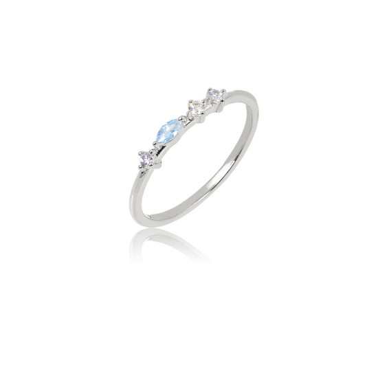 Δαxτυλίδι Σειρέ από Ασήμι 925